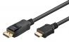  GOOBAY ������� DisplayPort �� HDMI 80523, 4K/60Hz, 18 Gbps, 5m, ����� (80523) 