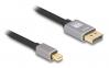  DELOCK ������� mini DisplayPort �� DisplayPort 81091, 8K/60Hz, 32.4 Gbps, 1m, ����� (81091) 