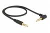  DELOCK ������� Jack stereo �� Jack stereo 4pin 3.5mm, 90�, �����, 1m (85610) 