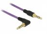 DELOCK καλώδιο Jack stereo σε Jack stereo 4pin 3.5mm, 90°, μωβ, 1m (85611) DELOCK καλώδιο Jack stereo σε Jack stereo 4pin 3.5mm, 90°, μωβ, 1m (85611)