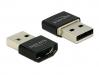  DELOCK Adapter USB 2.0 �� HDMI-A female, Black 