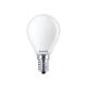  Philips E14 LED Warm Glow Mat Ball Bulb 3.4W (40W) (LPH02588) 