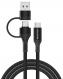  POWERTECH ������� USB & USB-C �� USB-C PTR-0158, PD 60W, copper, 1.5m, ����� (PTR-0158) 