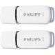  Philips Snow 32GB USB 2.0 2-Pack (FM32FD70D/00) 