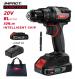  DELI ��������� ���������������� ��������� DE-CZ20-2D2, Brushless, 20V, 2x 2Ah, 50N.m (DE-CZ20-2D2) 