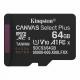  64GB Kingston Memory Card MicroSD Canvas Select Plus SDCS3/64GBSP, Class 10 (SDCS3/64GBSP) 