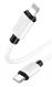  KAKUSIGA  Lightning  USB-C KSC-998, , 30W, 480Mbps, 1m,  (KSC-998-LC-WH) 
