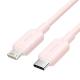  VENTION Type-C Male to Lightning Male 3A Cable 2M Pink PVC Type (LAKPH) 