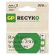  GP ReCyko 650mAh rechargeable batteries AAA / R03 Ni-MH (20655) 