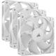  Corsair Case Fan RS120 120mm PWM 3-Pack White (CO-9050193-WW) 