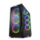  Sharkoon REV300 Gaming Full Tower ����� ���������� �� ������ �������� ��� RGB ������� ����� (REV300BRGB) 