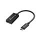 MediaRange USB-C to HDMI™ Audio and Video Converter, 20cm, Black (MRCS234) MediaRange USB-C to HDMI™ Audio and Video Converter, 20cm, Black (MRCS234)