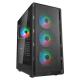  CC-COUGAR Case AIRFACE PURE RGB Tempered Glass Middle ATX Black (4x120mm RGB fans preinstalled) (382GA50.0001) 
