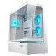  CC-COUGAR Case CFV235 Tempered Glass Middle ATX White (1x240mm , 1x 120mm ARGB fans preinstalled) (382DA40.0002) 