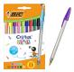  BIC ����� ��������� ballpoint Cristal Multicolour, 1.6mm ����, ������� �������, 10��� (3086123764101) 