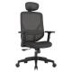  VERO OFFICE CHAIR ERGOSTYLE 2040 BLACK with HEADREST (OCM2040M) 