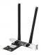  MERCUSYS ����� ������� WiFi 6 & Bluetooth MA80XE, 3000Mbps AX3000, PCIe, V2.0 (MA80XE) 