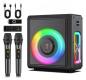  JYX ������ ����� MS75 �� 2x ��������� & �������� �����������, 15W, 6000mah, RGB ��������, ����� (JYX-MS75) 