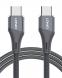  LDNIO ������� USB-C LC632c, 100W, 480Mbps, 2m, ����� (6933138602355) 