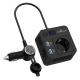  POWERTECH inverter ����������� PTL-028, 200W, 12V/24V DC �� 110V/220V AC, �� 2x USB-C/2x USB (PTL-028) 