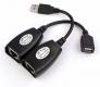  POWERTECH Converter CAT 5/5a/6 �� USB, ����� 