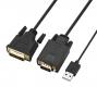  POWERTECH ������� DVI 24+1 �� VGA, Active Gold - 1080P/60HZ RTD2166, 2m (CAB-DVI009) 