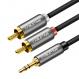  CABLETIME ������� Stereo 3.5mm �� 2x RCA AV314, 1.8m, ����� (5210131039328) 
