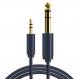  CABLETIME ������� Stereo 6.35mm �� Stereo 3.5mm AV321, 1.8m, ����� (5210131039496) 
