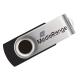  MediaRange USB 2.0 Flash Drive 128GB (Black/Silver) (MR913) 