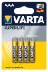  VARTA Superlife Zinc Carbon �������� 45182, AAA R03, 4��� (45182) 