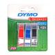    DYMO  Embossing Pack (3 Tapes) - 9mm (Blue/Black/Red) (S0847750) 
