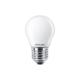  Philips E27Led Bulb Balll Mat Warm White (6.5W) (60W) (LPH02358) 