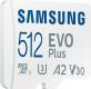  Samsung Micro Secure Digital Evo Plus (2021) U3 512GB Class 10 (MB-MC512KA/EU) 
