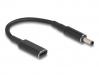  POWERTECH καλώδιο τροφοδοσίας CAB-UC072, USB-C σε Dell 4.5x3.0mm, μαύρο (CAB-UC072) 