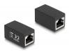 DELOCK σύνδεσμος RJ45 88003, θηλυκό σε θηλυκό, Cat.6, μαύρος (88003) DELOCK σύνδεσμος RJ45 88003, θηλυκό σε θηλυκό, Cat.6, μαύρος (88003)