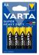  VARTA  Zinc Carbon Super Heavy Duty, AA/R6P, 1.5V, 4 (4008496556267) 
