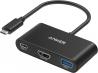 ANKER HUB Type-C 3 In 1 (A8339HA1)   ANKER HUB Type-C 3 In 1 (A8339HA1)