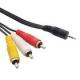   HXOY 3.5MM TO 3xRCA STEREO 1.5m 