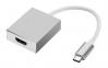  POWERTECH Converter USB 3.1 Type C  HDMI, White 