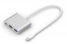  POWERTECH Converter USB 3.0 Type-C  USB 3, Type C & HDMI, Silver 