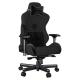  ANDA SEAT Gaming Chair T-PRO II Black FABRIC with Alcantara Stripes (AD12XLLA-01-B-F) 