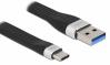  DELOCK  USB 3.1 Gen 2  Type-C 85771, 5Gbps, 3, FPC, flat, 14cm (85771) 