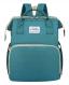  2 in 1 τσάντα πλάτης και παιδικό κρεβατάκι TMV-0050, αδιάβροχη, πράσινη (TMV-0050) 