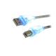   MediaRange USB 2.0 AM/BM 1.8M with Blue LEDs (MRCS109) 